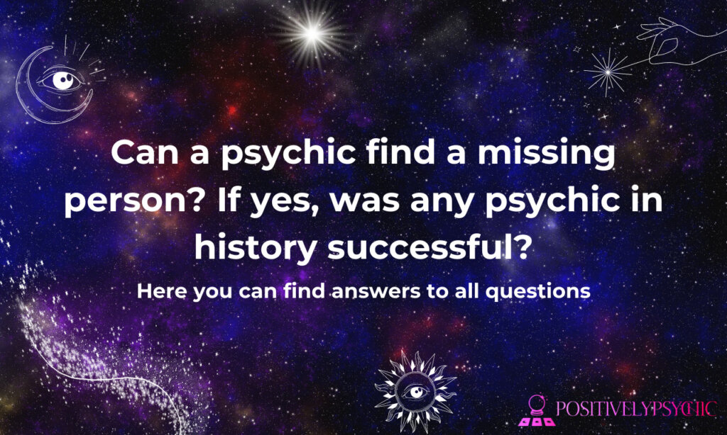 Can a psychic find a missing person