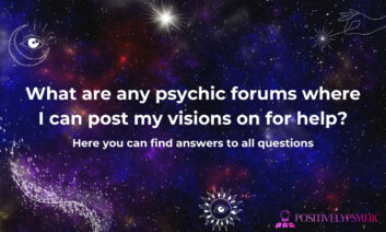 What are any psychic forums where I can post my visions on for help?