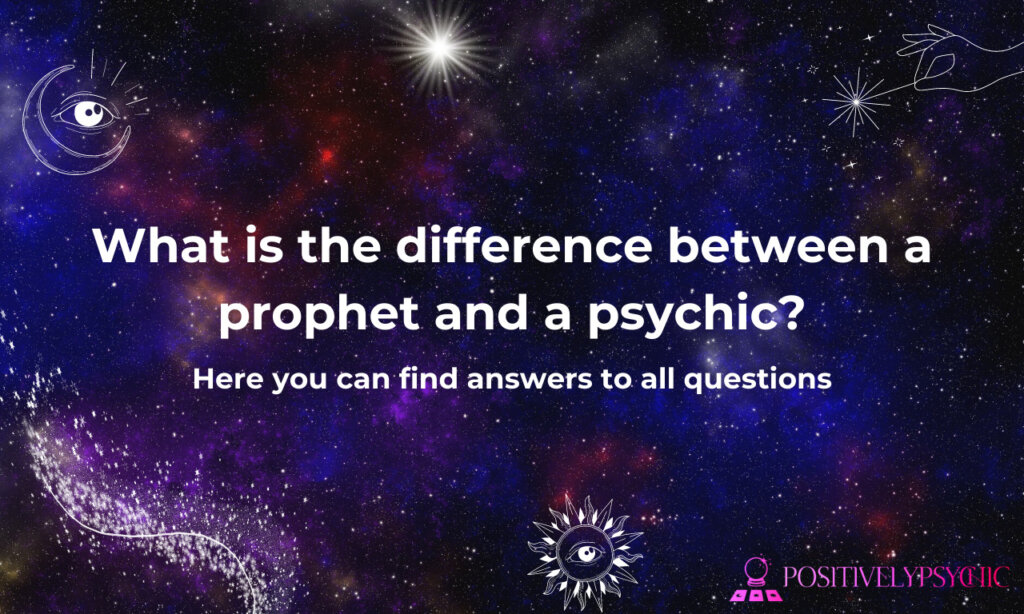 difference between prophet and psychic