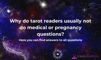 Why do tarot readers usually not do medical or pregnancy questions?